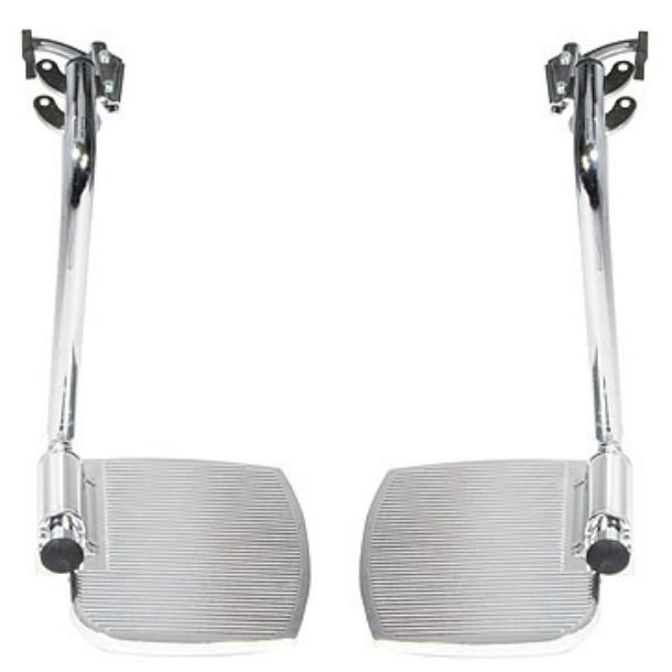Heavy Duty XX-Wide Footrests With Swing-Away Footrests