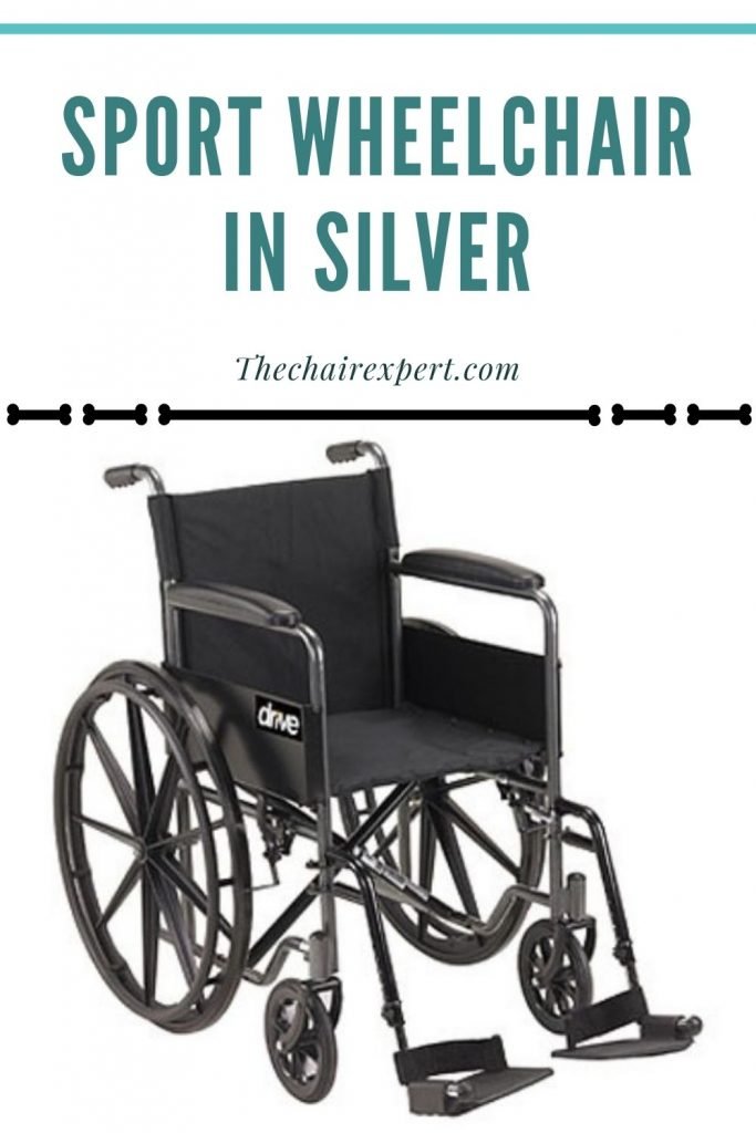 Sport Wheelchair in Silver