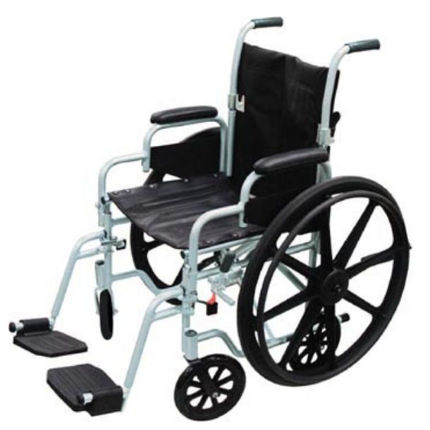 Wheelchair with Poly Fly 
