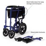 Transport Folding Wheelchair
