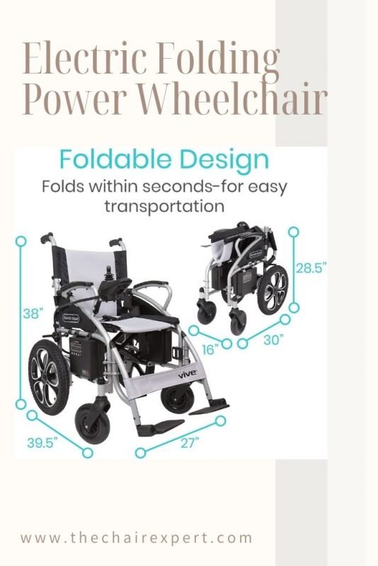 Electric Folding Power Wheelchair